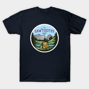 Sawtooth Mountains in Stanley Idaho T-Shirt